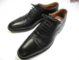美品 【チャーチ Church's】 4都市 HENRY ヘンリー キャップトゥ 内羽根レザーシューズ (メンズ) 27相当 ブラック ★37MZB0109★　【中古】