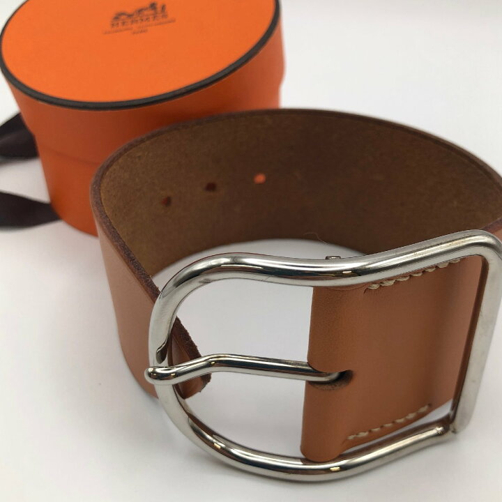 楽天市場】極美品【エルメス HERMES】レザーブレスレット アピGM 