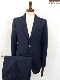 超美品【タリアトーレ TAGLIATORE】2SVF23B11 3ボタン段返り 紺無地 スーツ ウール100％ (メンズ) size44/7R ネイビー ◎40MSB1291◎　【中古】