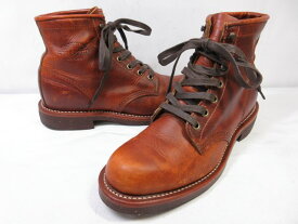 超美品 【チペワ CHIPPEWA】 1901M26 6インチ ユーティリティブーツ 紳士靴 (メンズ) sizeUS7.5D レッドブラウン系 ■30MZA5168■【中古】