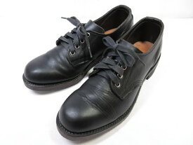 極美品 【チペワ CHIPPEWA】 1901M73 4インチ サービスオックスフォード 紳士靴 (メンズ) sizeUS7.5D ブラック ■30MZA5170■【中古】