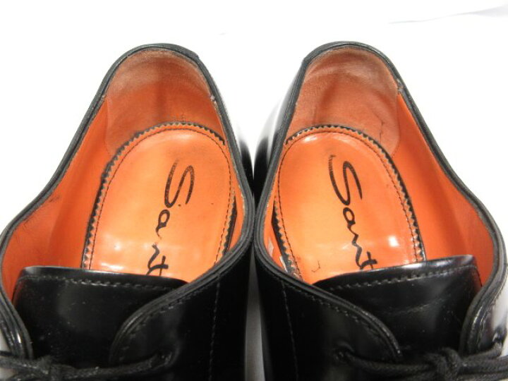 楽天市場】美品 【サントーニ Santoni】 16053 外羽根 プレーントゥ 