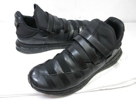 【Y-3 ワイスリー】 CG3158 ZAZU ローカット スニーカー 紳士靴 (メンズ) size25 ブラック ■30MZA5194■　【中古】