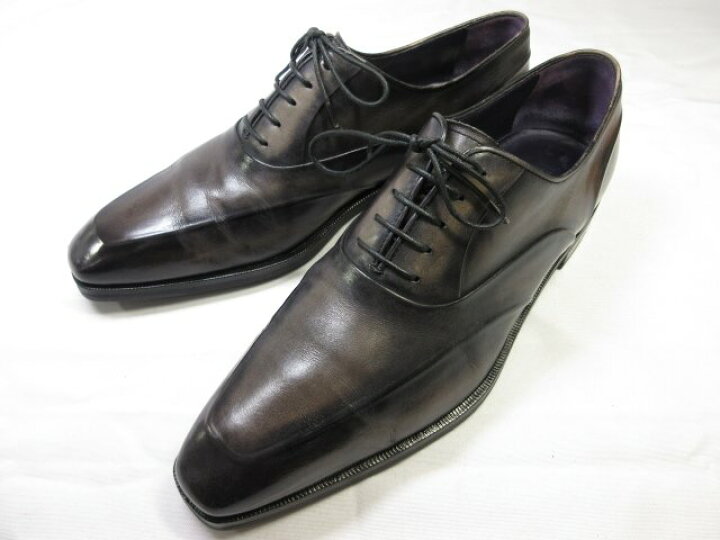 Berluti ベルルッティ 8 1/2 パティーヌ 内羽根 プレーントゥ 革靴