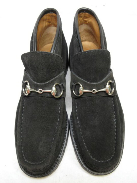 楽天市場】超美品 【グッチ GUCCI】 スエード Uチップ ホースビット 