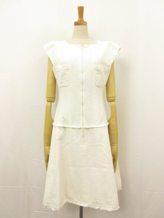 楽天市場】美品【ルネ Rene】6526280 フリンジ装飾 サマーツイード 