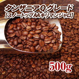 タンザニアQグレードスノートップ（キリマンジャロ）500g【コーヒー豆】【珈琲豆】【送料無料】【ストレートコーヒー】【キリマンジャロ】【高品質】ゆうパケット専用※日時指定できません