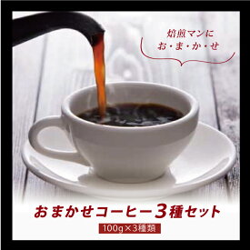 　「おまかせコーヒー3種セット」　　300g　(100g×3種類）