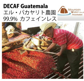 カフェインレスコーヒー グアテマラ エル パカヤリト農園 ウォッシュト 中煎りデカフェ コーヒー コーヒー豆