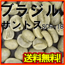 コーヒー 生豆 ブラジル サントス No.2 / SC-18 10kg 送料無料 (1kgx10)