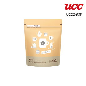 UCC おいしいカフェインレスコーヒー 袋 インスタントコーヒー 90g
