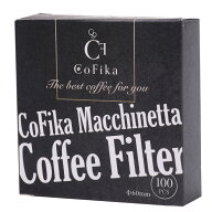 CoFika マキネッタ用 ぺーパーフィルター 丸型濾紙 60mm 100枚入り 2セット