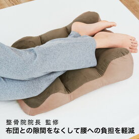 腰痛 クッション グッズ 足枕 足まくら 脚まくら のびのび腰痛対策 脚クッション 46×57×16cm ブルー ブラウン ベロア生地 骨盤 就寝 寝る時 睡眠 昼寝 むくみ 介護 ギフト 敬老の日 ギフト プレゼント 美容 コジット