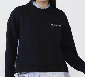 【30% OFF SALE】パーリーゲイツ レディース スウェット ドライダンボール クルーネック プルオーバー ゴルフウエア PEARLY GATES 2025春夏【送料無料 返品不可】
