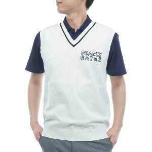 �y����MVP��܁z�p�[���[�Q�C�c �����Y PG is PG V�l�b�N �j�b�g �x�X�g �S���t�E�G�A PEARLY GATES 2026�t�āy���������z