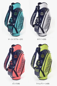 【月間MVP受賞】パーリーゲイツ キャディバッグ PGニコちゃん エナメル キャディーバッグ ユニセックス メンズ レディース PEARLY GATES