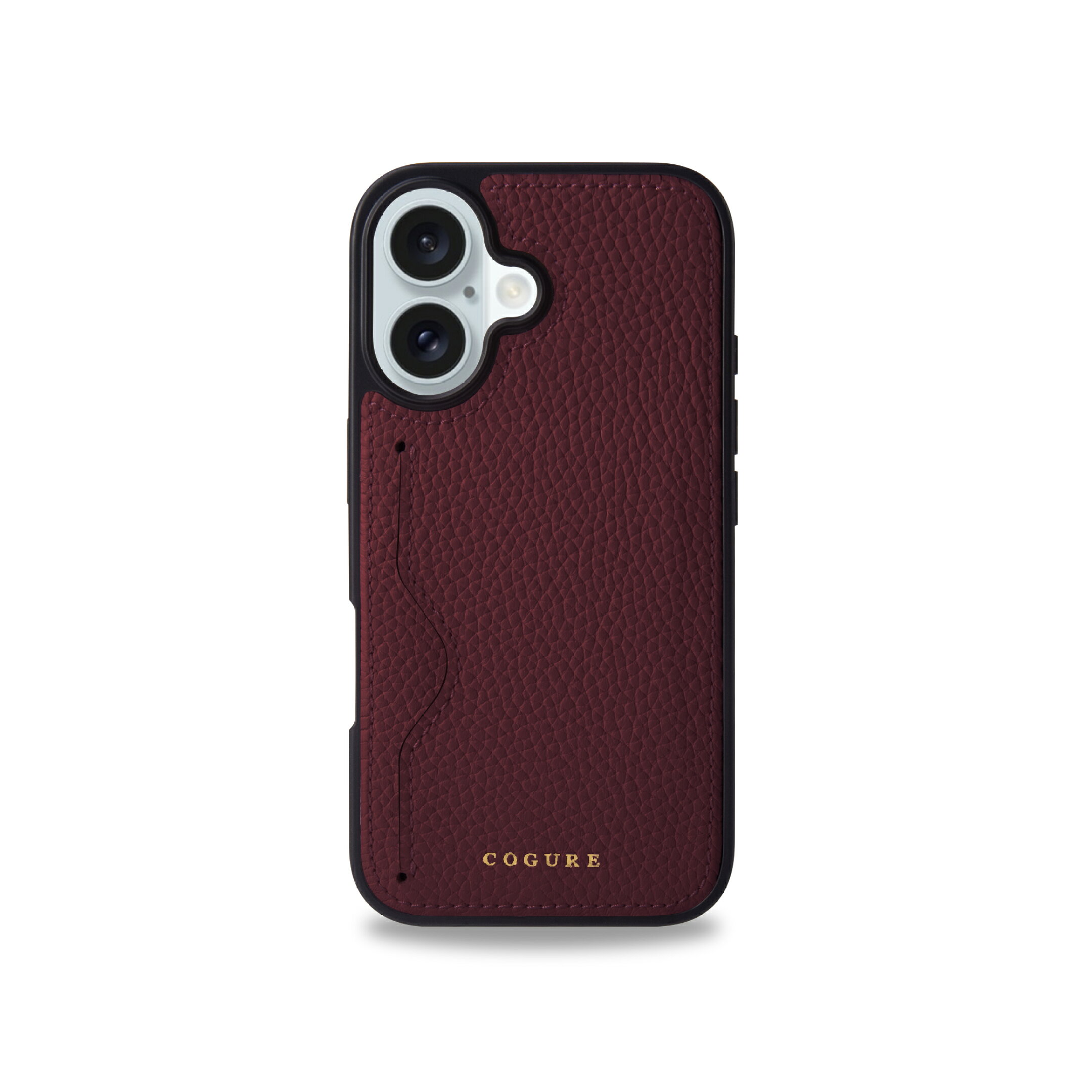 iPhone16 ケース COPC1 ワインレッド