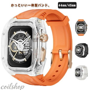 Watch9 7/6/5/4/SE �r�W�l�X ��̌^�o���h 8 �o���h �N���A�P�[�X iwatch �����x���g �A�b�v���E�I�b�` Apple ���v�x���g �ւ��x���g �X�}�[�g�E�H�b�`�o���h �P�[�X��̌^ ������ �A�b�v���E�H�b�`
