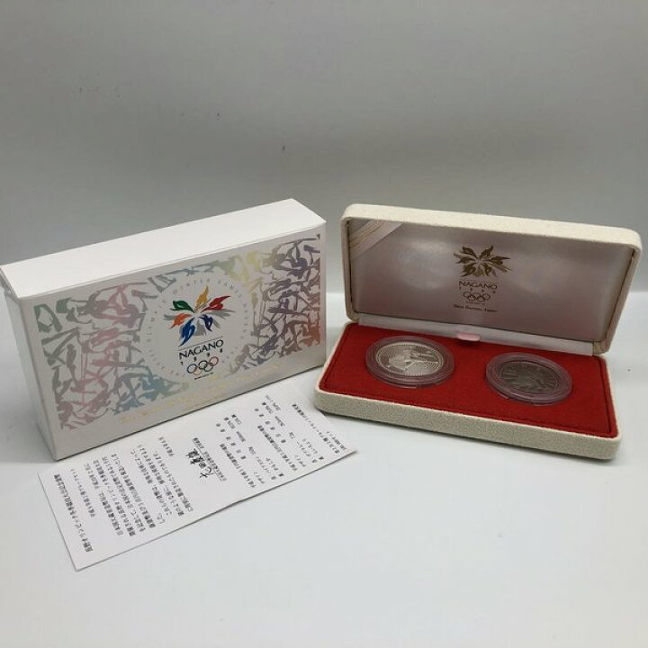 楽天市場】長野オリンピック冬季競技大会記念貨幣 平成9年銘2種 