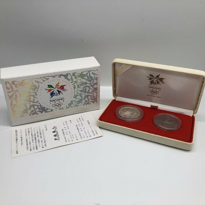 楽天市場】長野オリンピック冬季競技大会記念貨幣 平成10年銘2種 