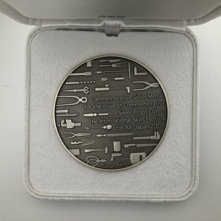 楽天市場】2007 ユニバーサル技能五輪国際大会記念貨幣発行記念メダル 