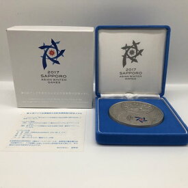 第8回アジア冬季競技大会記念貨幣発行記念メダル 2017年（純銀製） 銀メダル 記念コイン