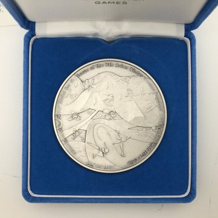 楽天市場】第8回アジア冬季競技大会記念貨幣発行記念メダル 2017年  