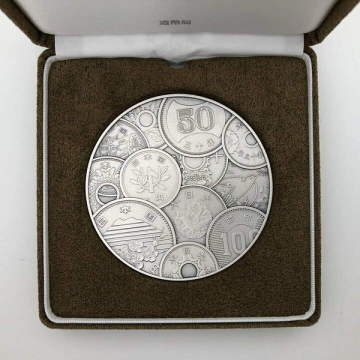 楽天市場】初の貨幣図案公募100年記念メダル 2017年（純銀製 