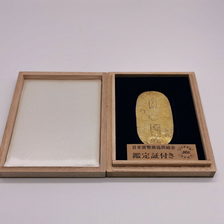楽天市場】（古12）日本 元文小判金（真文小判）背 七福小判 小吉 鑑定 