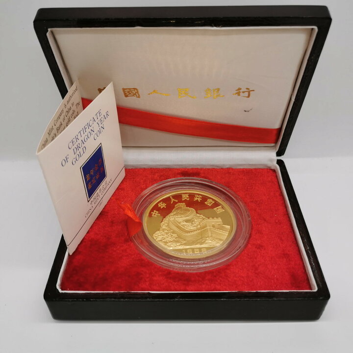 楽天市場】CHINA 中国 500元 金貨 5オンス 1988年 純金 辰年 万里の 