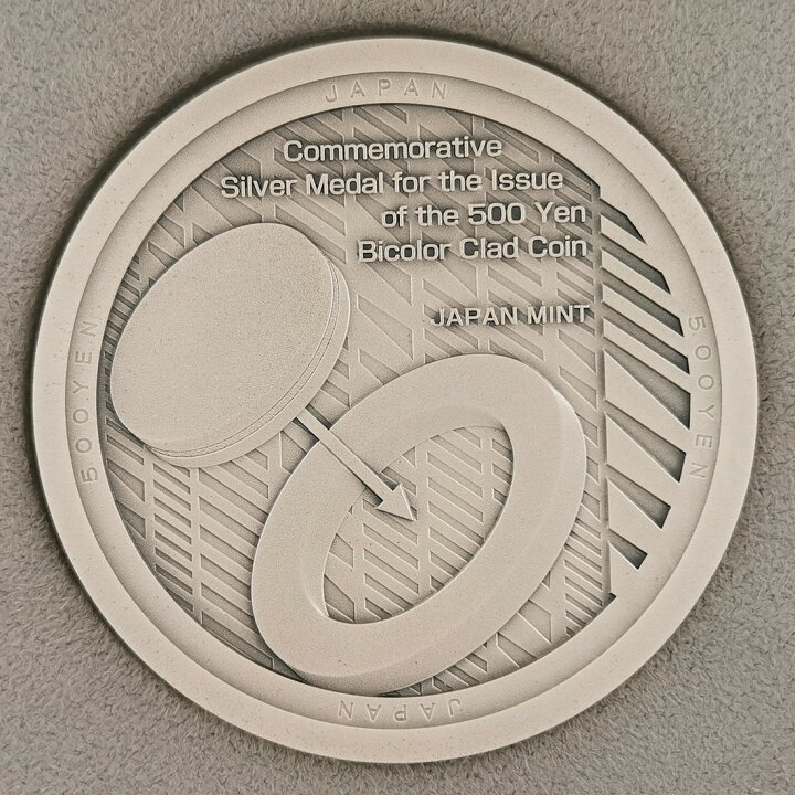 楽天市場】500円バイカラー・クラッド貨幣発行 記念メダル 造幣局 