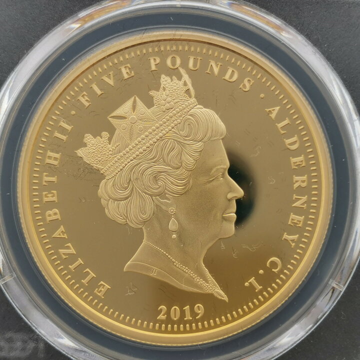 楽天市場】Alderney オルダニー島 5ポンド 金貨 2019年 『ウナと 