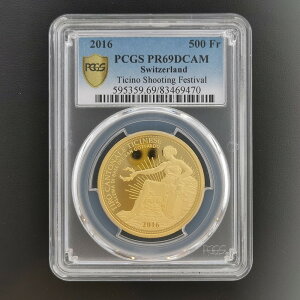 SWITZERLAND XCX 500t s25  wSb^hglJʋLOx eB`[m _̏_ 2016 Xu PCGS PR 69 DCAM ˌ
