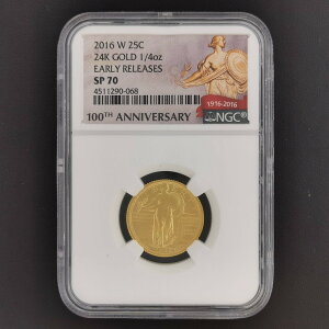 U.S.A. AJ 25Zg  2016 _ 25Zgs100N Xu NGC SP 70