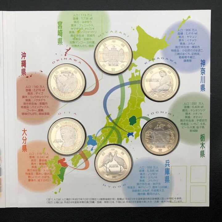 楽天市場】地方自治法施行60周年記念 500円バイカラー・クラッド貨幣 