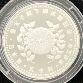 平成5年 皇太子殿下御成婚記念5千円プルーフ銀貨幣（ケース入り） 5000円 銀貨 記念コイン 記念硬貨