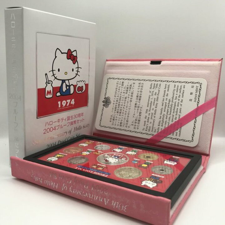 楽天市場】ハローキティ 誕生30周年 2004 プルーフ貨幣セット（平成16  