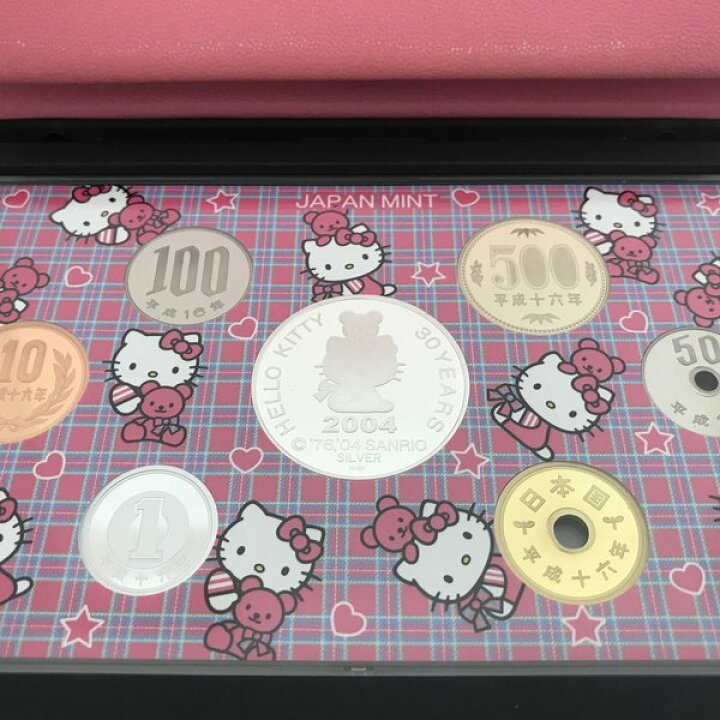 楽天市場】ハローキティ 誕生30周年 2004 プルーフ貨幣セット（平成16 