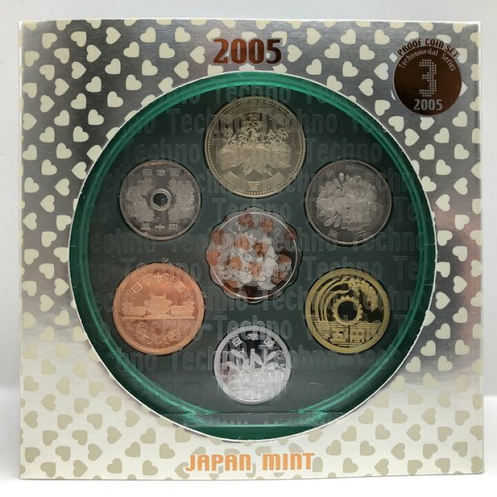 楽天市場】テクノメダルシリーズ 3 プルーフ貨幣セット 2005（平成17年 