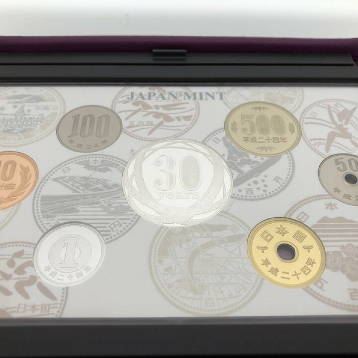 楽天市場】5百円貨幣誕生30周年 2012 プルーフ貨幣セット（平成24年 