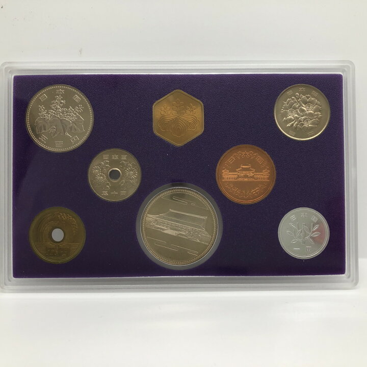 楽天市場】昭和61年 通常貨幣セット「天皇陛下御在位60年記念500円白銅  