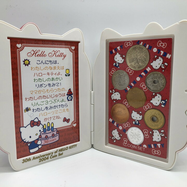 美品 HELLO KITTY ハローキティ KABUKI 30周年記念銀貨3枚セット 2004  