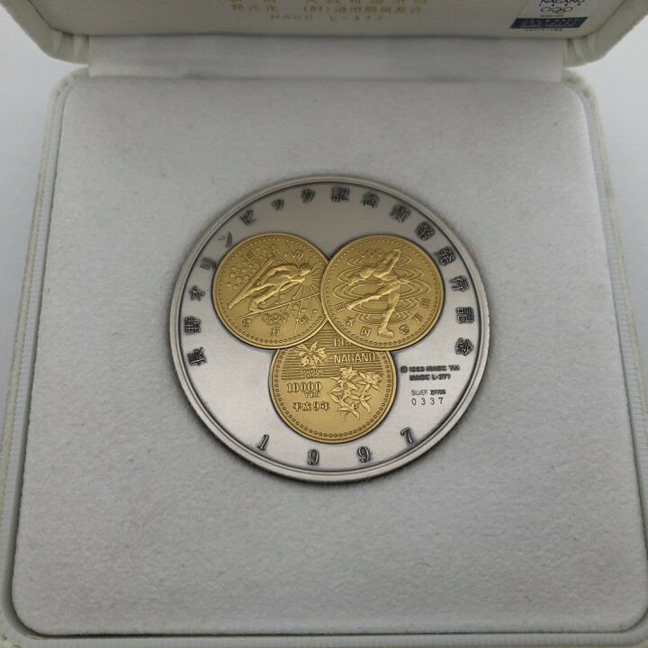 楽天市場】長野オリンピック 記念貨幣発行記念メダル 2次（純銀製  