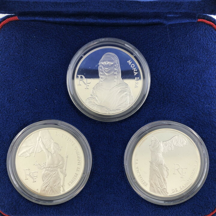 楽天市場】FRANCE フランス 100フラン プルーフ銀貨 3点セット 1993 