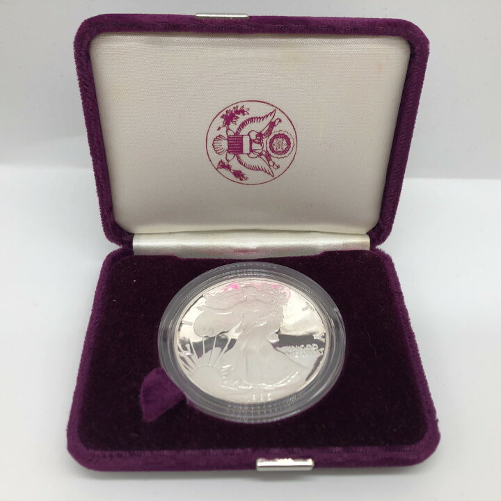 楽天市場】アメリカ 1ドル銀貨 1986年 1オンス 『プルーフ 