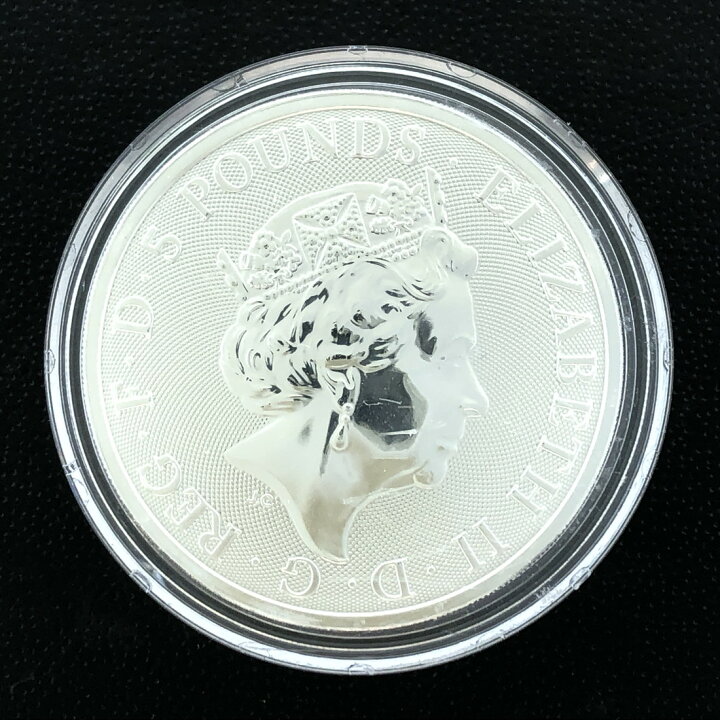 楽天市場】イギリス 5ポンド銀貨 2021年 2オンス クィーンズビースト 