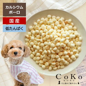 国産 無添加 犬 おやつ カルシウム ボーロ ミニ (90g) CoKo犬と猫のご飯やさん 小型犬 中型犬 子犬 シニア犬 ビスケット トリーツ トレーニング ご褒美 トッピング ドッグ ここいぬ