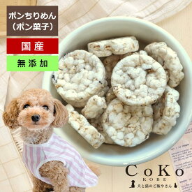 犬 おやつ せんべい 無添加 国産 ポン菓子 煎餅 CoKoオリジナル 犬おやつ ポンちりめん 国産 無添加 (25g) ricepuff for dogs【店舗受取り可能】
