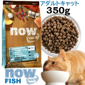 【店舗受取り可能】ナウフレッシュ 猫 キャットフード ドライ アダルトフィッシュ キャット グレインフリー (350g) NOW Fresh fish adulte cat grain-free