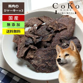 犬 おやつ 馬肉 国産 無添加 犬おやつ まとめ買い 馬肉ジャーキー馬肉ジャーキー 40g×3 CoKo犬と猫のご飯やさん 小型犬子犬 シニア犬 高齢犬 トリーツ トレーニング ご褒美 トッピング ドッグフード